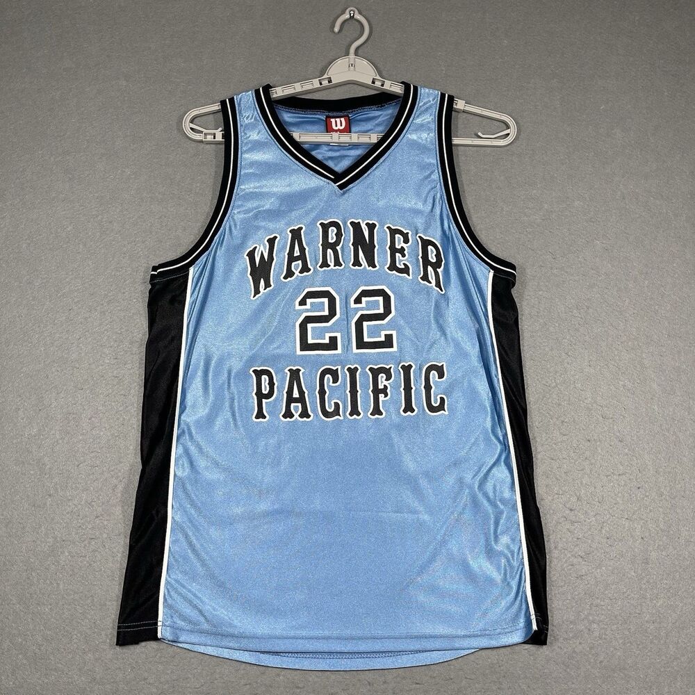Warner Pacific University Knights Jersey Mens XL Blue Wilson #22 Player Worn VTG